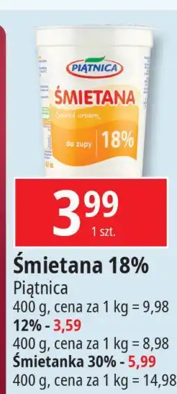 E.Leclerc Śmietana 18% Piątnica oferta