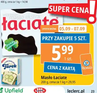 E.Leclerc Masło ekstra Łaciate oferta