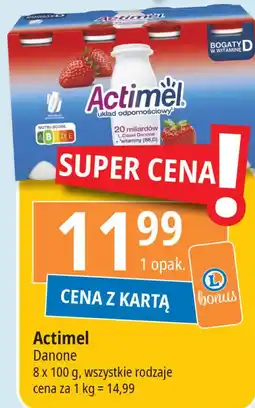 E.Leclerc Jogurt truskawka Danone Actimel oferta