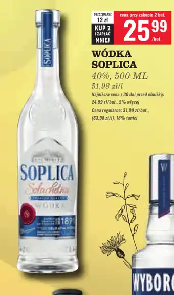 Biedronka Wódka Soplica oferta
