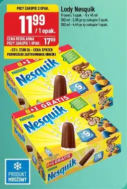 Polomarket Lody Nesquik oferta