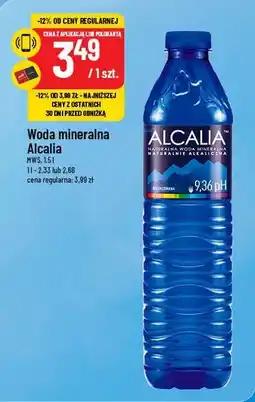 Polomarket Woda mineralna Alcalia oferta