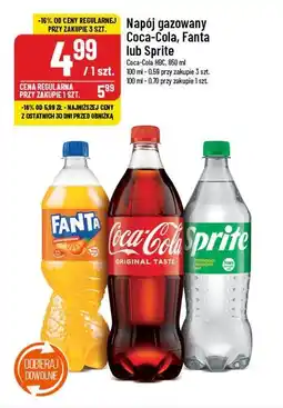 Polomarket Napój gazowany Coca-Cola, Fanta lub Sprite oferta