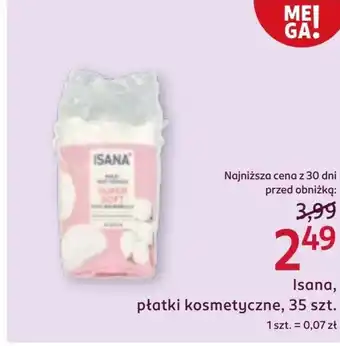 Rossmann Płatki kosmetyczne Isana oferta