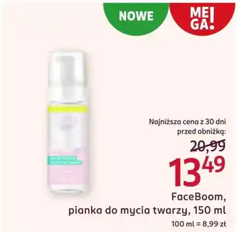 Rossmann Pianka do mycia FaceBoom oferta