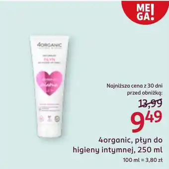 Rossmann Płyn do higieny intymnej 4organic oferta