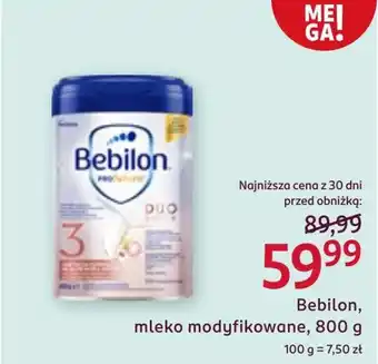 Rossmann Mleko modyfikowane Bebilon oferta