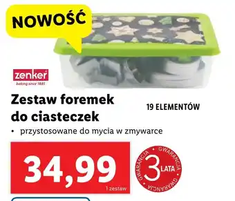 Lidl Zestaw foremek do ciasteczek oferta