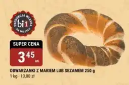 bi1 OBWARZANKI Z MAKIEM LUB SEZAMEM 250 g oferta