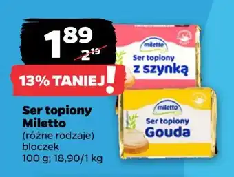 Netto Ser topiony z szynką Miletto oferta