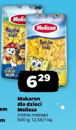 Netto Makaron dla dzieci literki Melissa Primo Gusto oferta