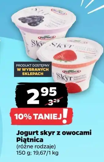 Netto Jogurt typu islandzkiego truskawkowy Piątnica Skyr oferta