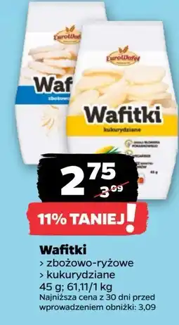 Wafitki zbożowo - ryżowe Eurowafel