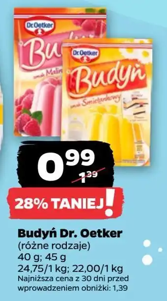 Netto Budyń śmietankowy Dr. Oetker oferta