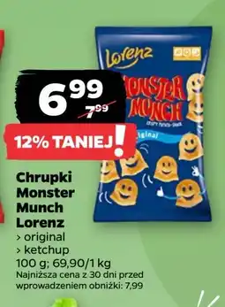 Netto Chrupki ketchupowe Lorenz Monster Munch oferta