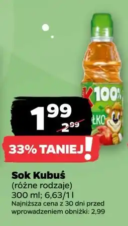Netto Sok jabłkowy Kubuś 100% oferta