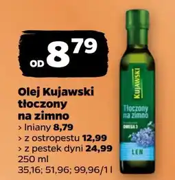 Netto Olej len Kujawski Tłoczony Na Zimno oferta