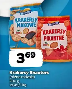 Netto Krakersy makowe Snaxters oferta