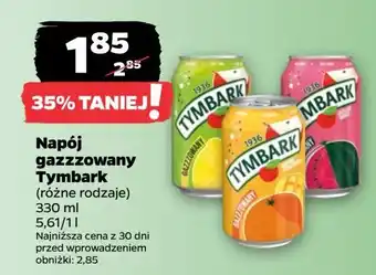 Netto Napój jabłko-cytryna-mięta Tymbark Gazzzowana oferta