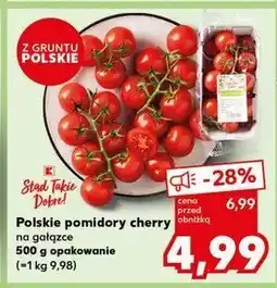 Kaufland Pomidory cherry na gałązce polska K-classic stąd takie dobre! oferta
