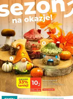 Dealz Dekoracja ceramiczna led gnom 14.6 cm oferta