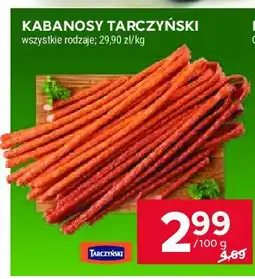 Stokrotka Kabanosy wieprzowe Tarczyński kabanos klasyczny oferta