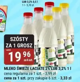 bi1 MLEKO ŚWIEŻE ŁACIATE 2% LUB 3,2% oferta