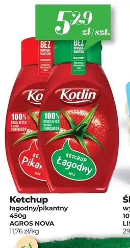 Społem Kotlin Ketchup łagodny 450 g oferta