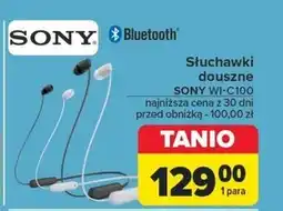 Carrefour Słuchawki bluetooth Sony oferta