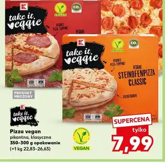 Kaufland Pizza vegan klasyczna K-classic takie it veggie oferta