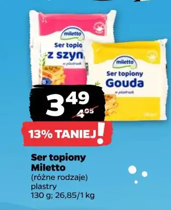 Netto Ser topiony z szynką Miletto oferta