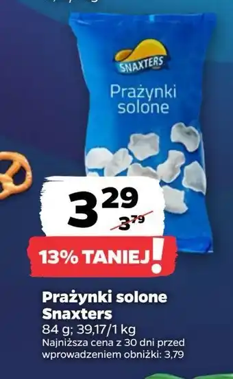 Netto Prażynki solone Snaxters oferta