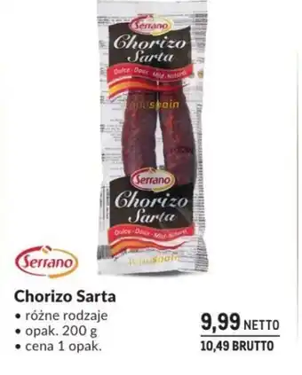 Makro Chorizo Sarta Serrano oferta