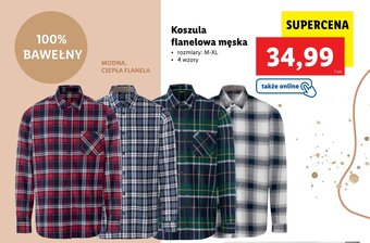 Lidl Koszula flanelowa męska oferta