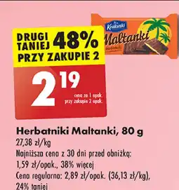 Biedronka Herbatniki Krakuski Maltanki oferta