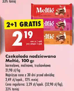Biedronka Czekolada malinowa Meltie oferta