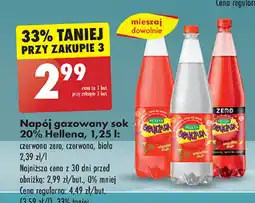 Biedronka Oranżada czerwona zero Hellena oferta