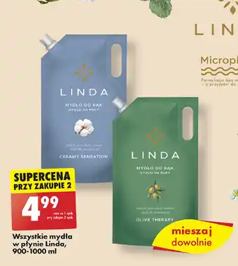 Biedronka Mydło w płynie bawełna Linda oferta