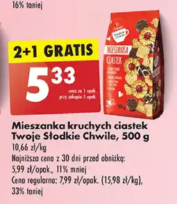 Biedronka Mieszanka kruchych ciastek Twoje Słodkie Chwile oferta