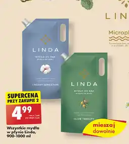 Biedronka Mydło w płynie oliwka Linda oferta