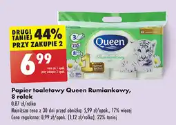 Biedronka Papier toaletowy rumiankowy Queen oferta