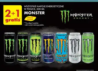 Biedronka Napój energetyczny Monster Energy Zero oferta