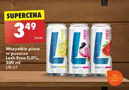 Biedronka Piwo Lech Free Arbuz Z Miętą oferta