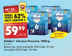 Biedronka Mleko 3 Bebilon Advance Pronutra oferta