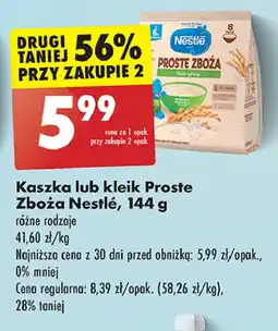 Biedronka Kleik ryżowy Nestle Proste Zboża oferta