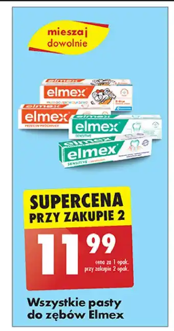 Biedronka Pasta do zębów przeciw próchnicy Elmex oferta