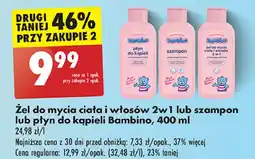 Biedronka Żel do mycia ciała i włosów 2w1 Bambino oferta
