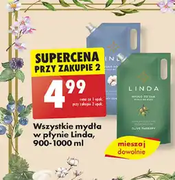 Biedronka Mydło w płynie oliwka Linda oferta