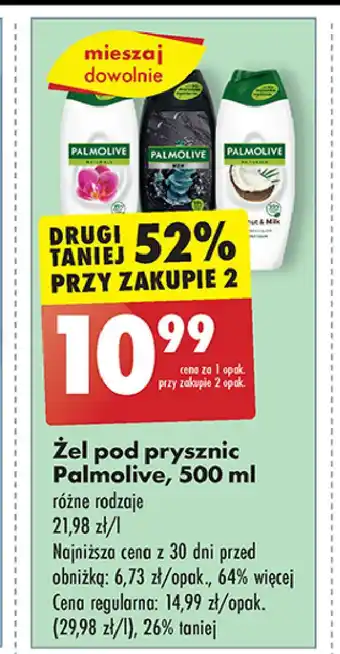 Biedronka Żel pod prysznic kokos Palmolive Naturals oferta