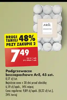 Biedronka Podgrzewacze bezzapachowe Aril oferta